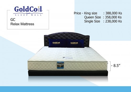 GC Relax Mattress (Gold Coil)