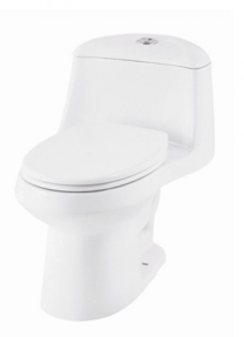 Jet Siphonic close-coupled toilet- S-trap (Huida)